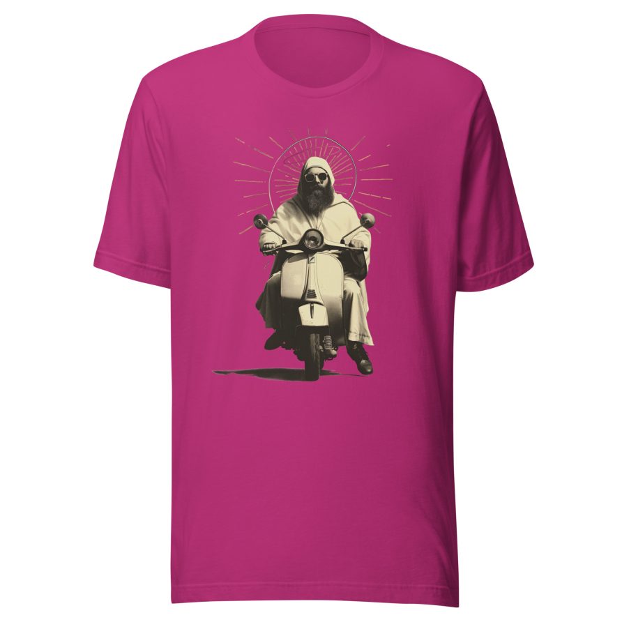 St. Christopher Unisex t-shirt - BERRY