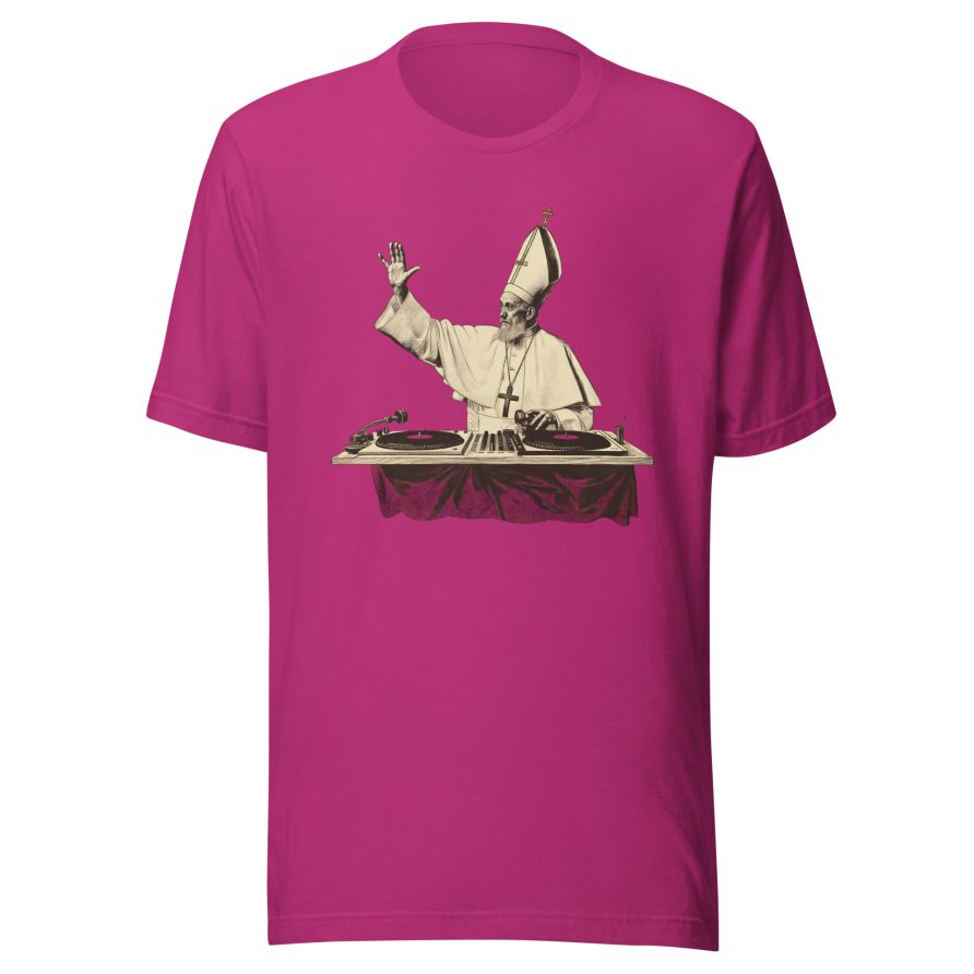 Gregory the Great Unisex t-shirt - BERRY - Image 5