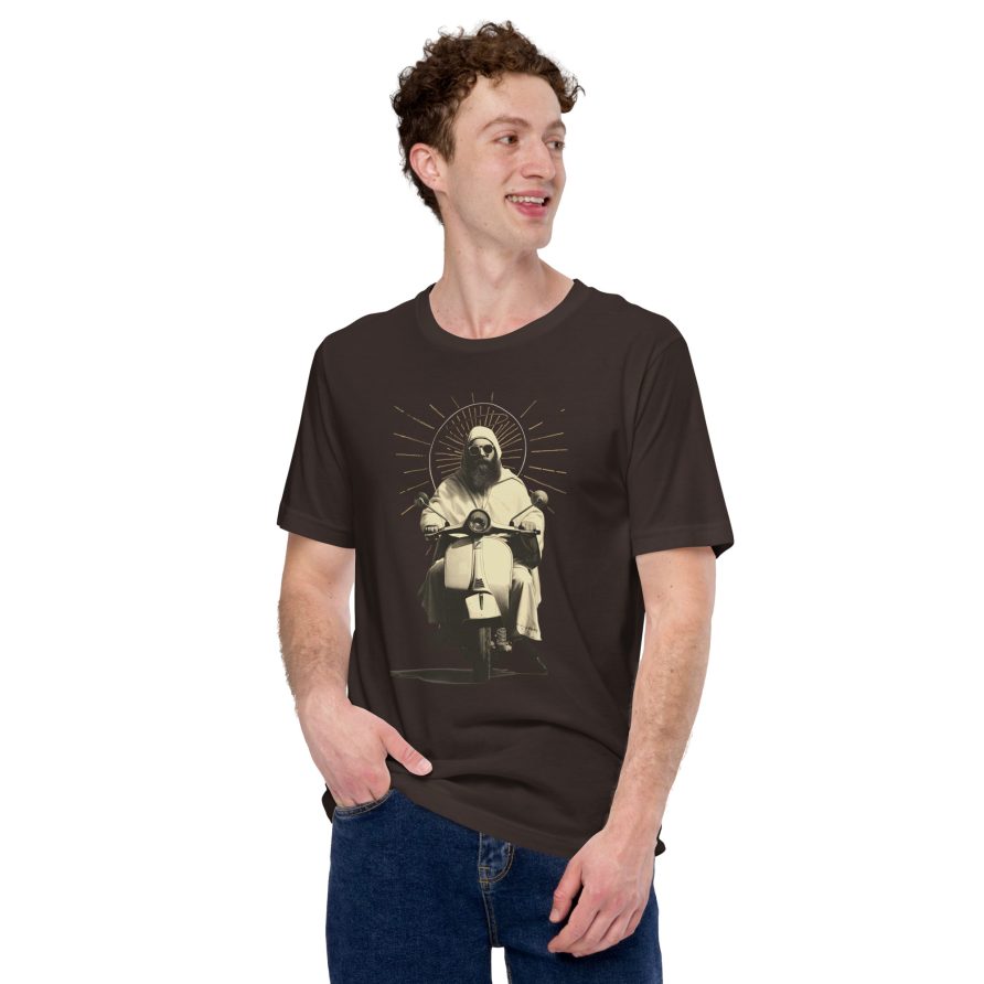St. Christopher Unisex t-shirt - BROWN