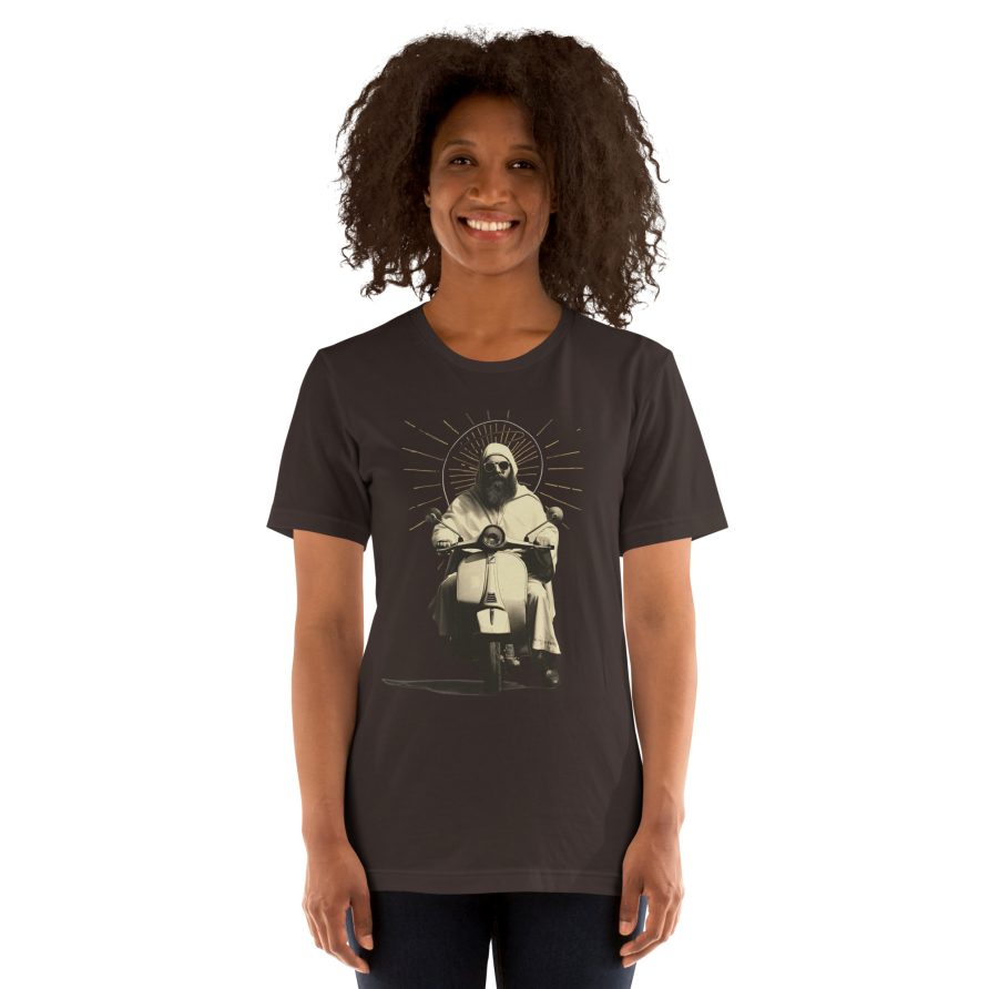 St. Christopher Unisex t-shirt - BROWN - Image 3