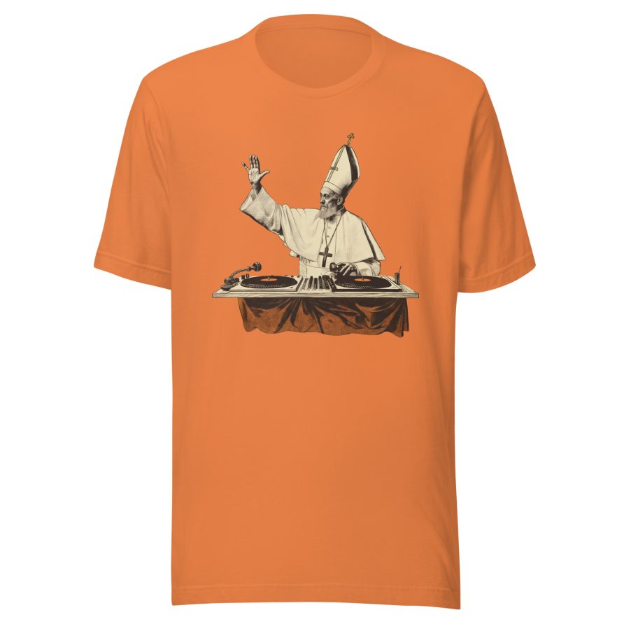 Gregory the Great Unisex t-shirt - BURNT ORANGE