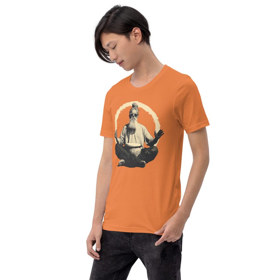 Paul the Hermit Unisex t-shirt - BURNT ORANGE - Image 2