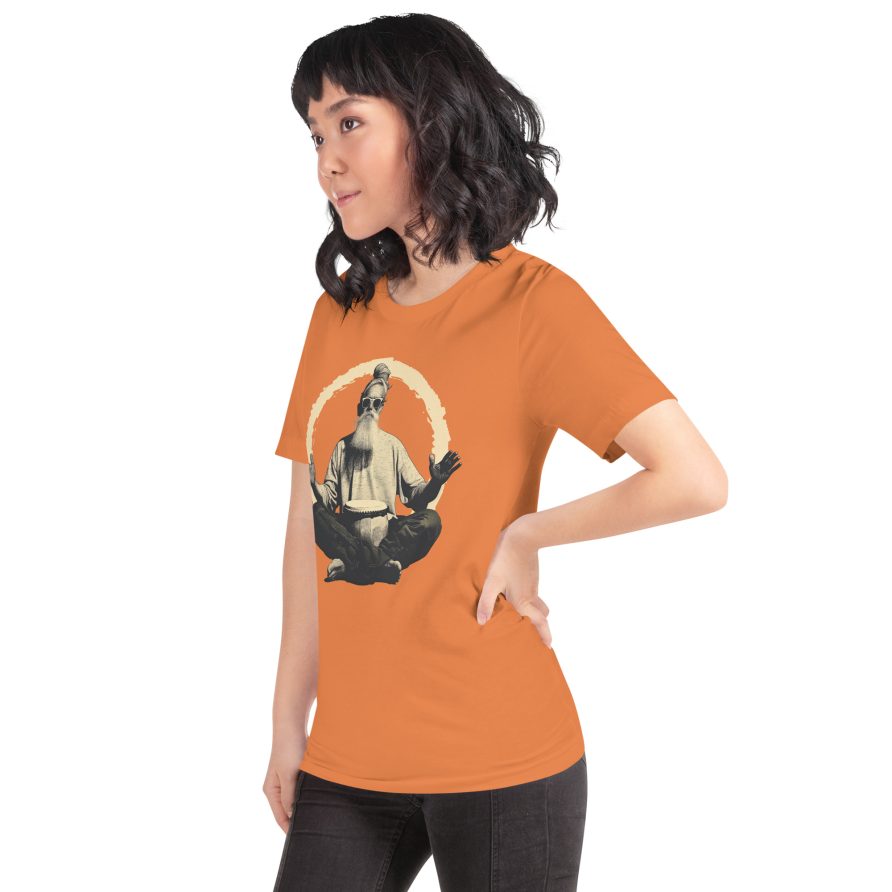 Paul the Hermit Unisex t-shirt - BURNT ORANGE - Image 4