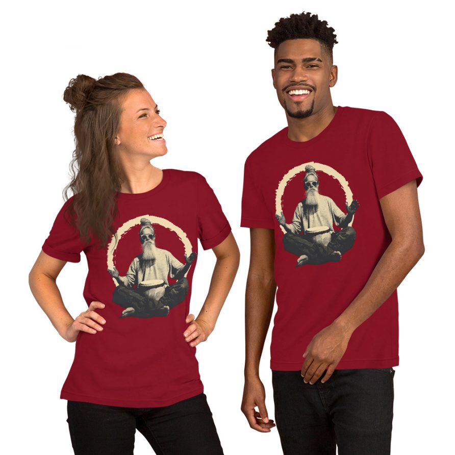 Paul the Hermit Unisex t-shirt - CARDINAL - Image 3