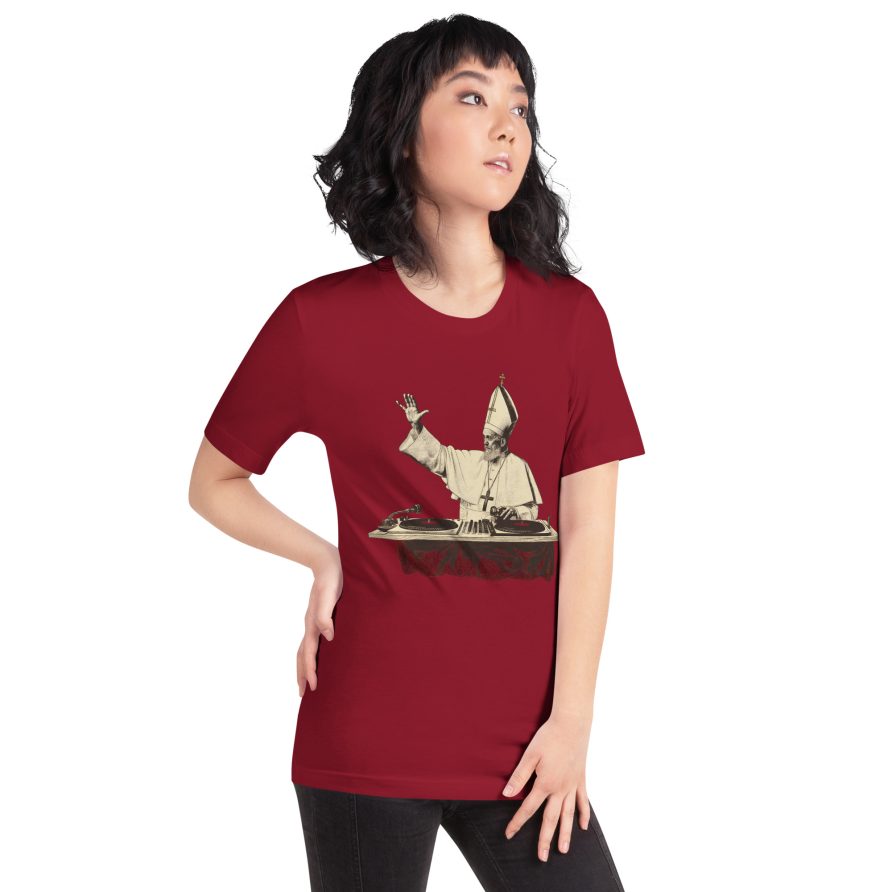 Gregory the Great Unisex t-shirt - CARDINAL - Image 4