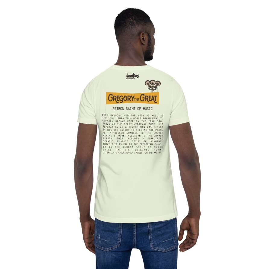 Gregory the Great Unisex t-shirt - CITRON - Image 3