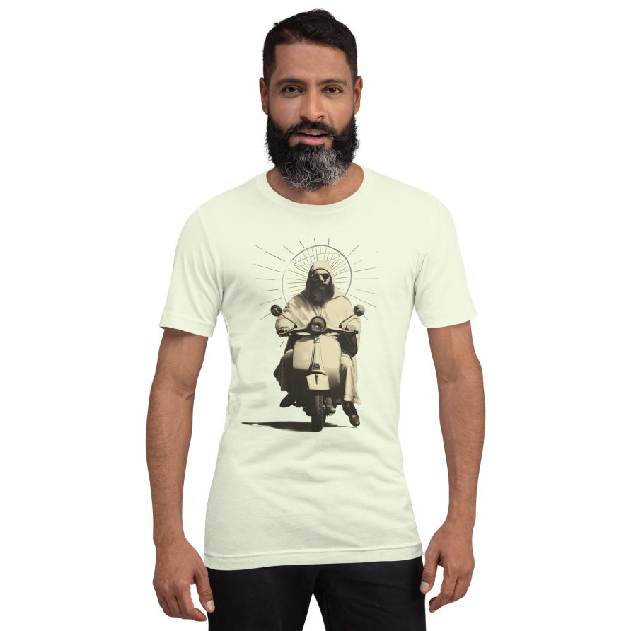 St. Christopher Unisex t-shirt - CITRON - Image 2
