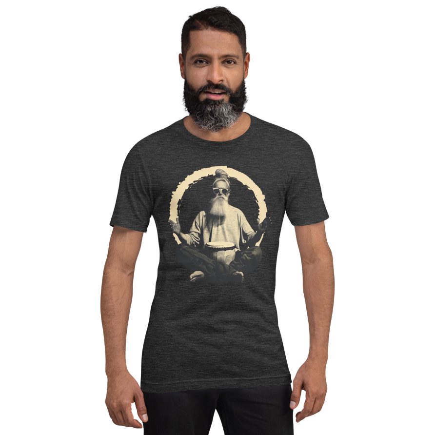 Paul the Hermit Unisex t-shirt - DARK GREY - Image 2