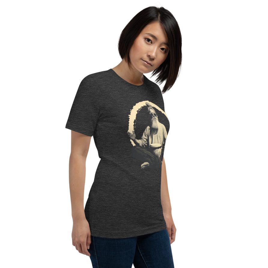 Paul the Hermit Unisex t-shirt - DARK GREY - Image 4