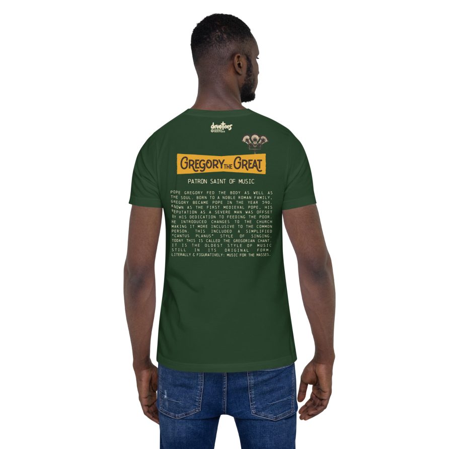 Gregory the Great Unisex t-shirt - FOREST - Image 3