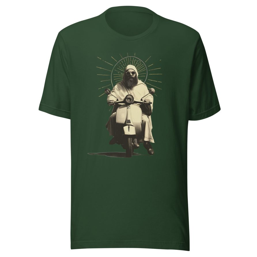 St. Christopher Unisex t-shirt - FOREST - Image 5