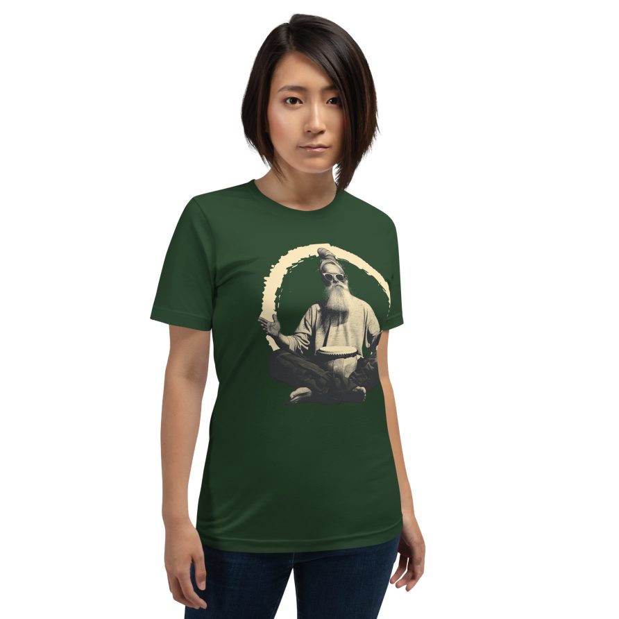Paul the Hermit Unisex t-shirt - FOREST - Image 2