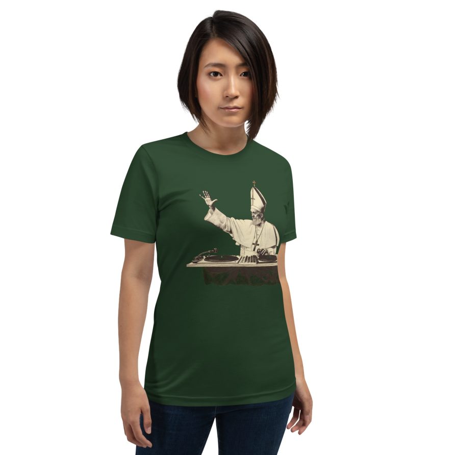 Gregory the Great Unisex t-shirt - FOREST - Image 4