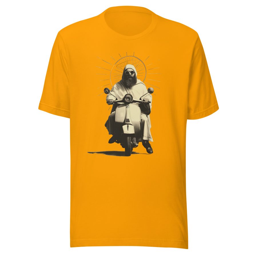 St. Christopher Unisex t-shirt – GOLD
