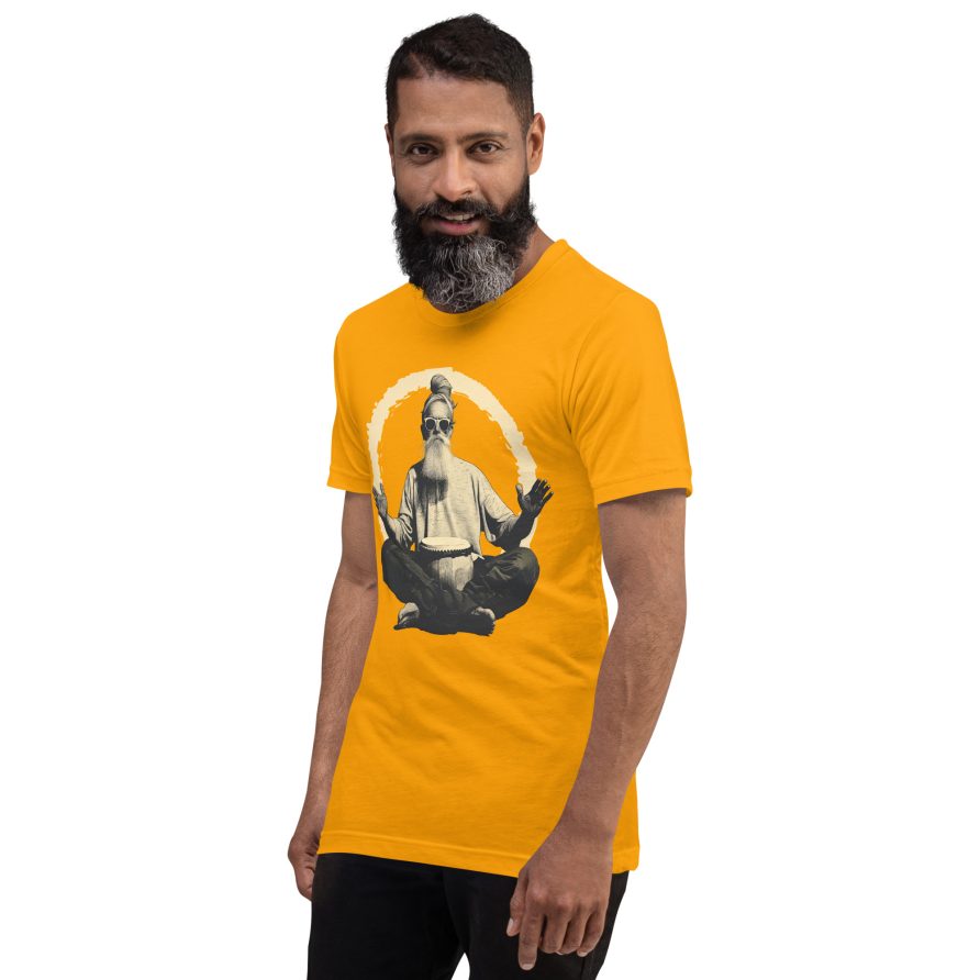 Paul the Hermit Unisex t-shirt - GOLD - Image 3