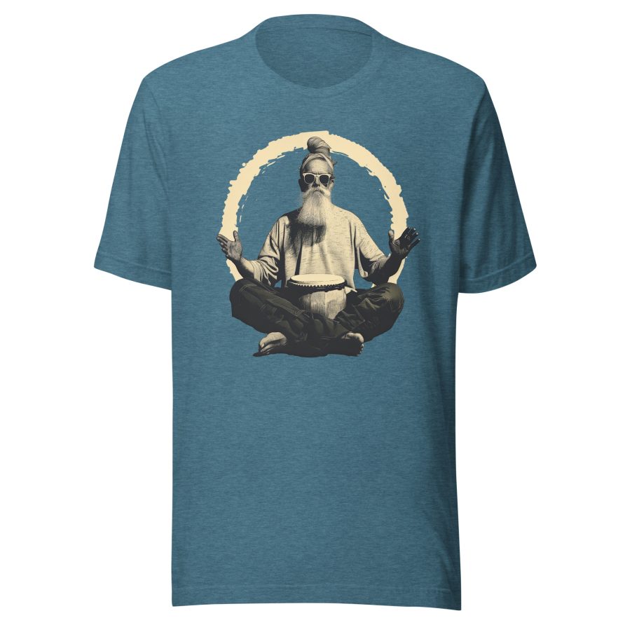 Paul the Hermit Unisex t-shirt - HEATHER DEEP TEAL