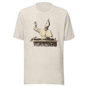 Gregory the Great Unisex t-shirt - HEATHER DUST