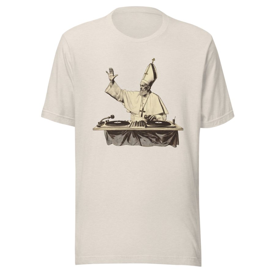 Gregory the Great Unisex t-shirt - HEATHER DUST