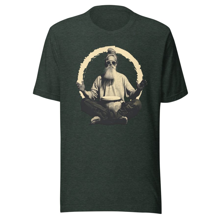 Paul the Hermit Unisex t-shirt - Heather FOREST