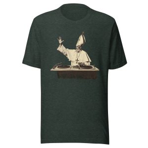 Gregory the Great Unisex t-shirt - HEATHER FOREST GREEN