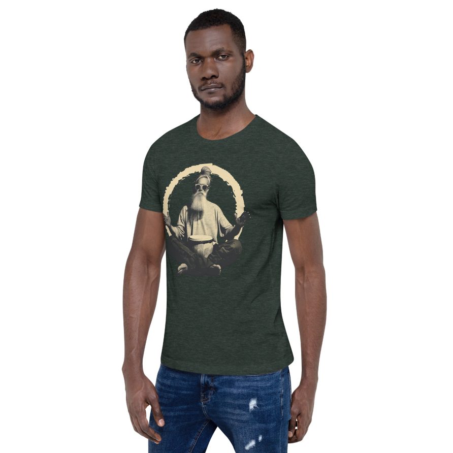 Paul the Hermit Unisex t-shirt - Heather FOREST - Image 2
