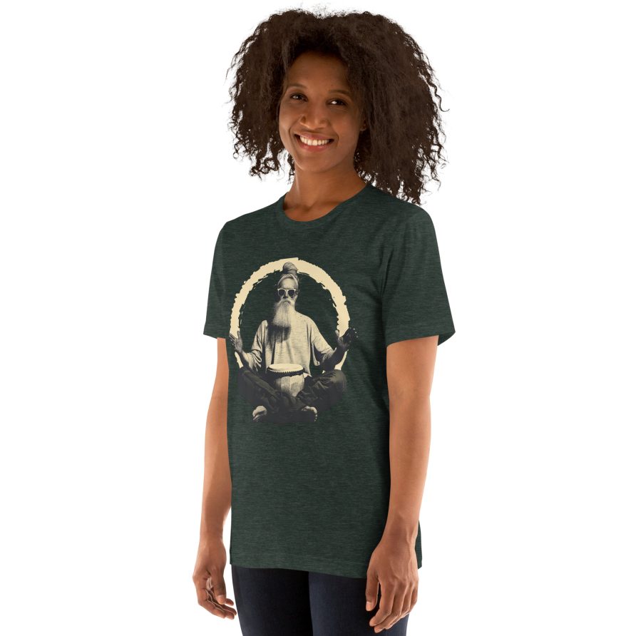 Paul the Hermit Unisex t-shirt - Heather FOREST - Image 4