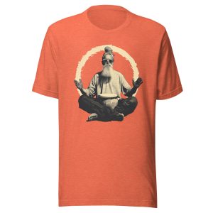 Paul the Hermit Unisex t-shirt - HEATHER ORANGE