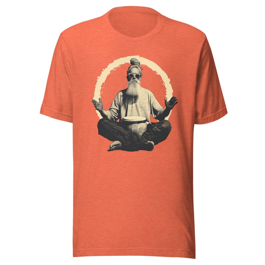 Paul the Hermit Unisex t-shirt - HEATHER ORANGE