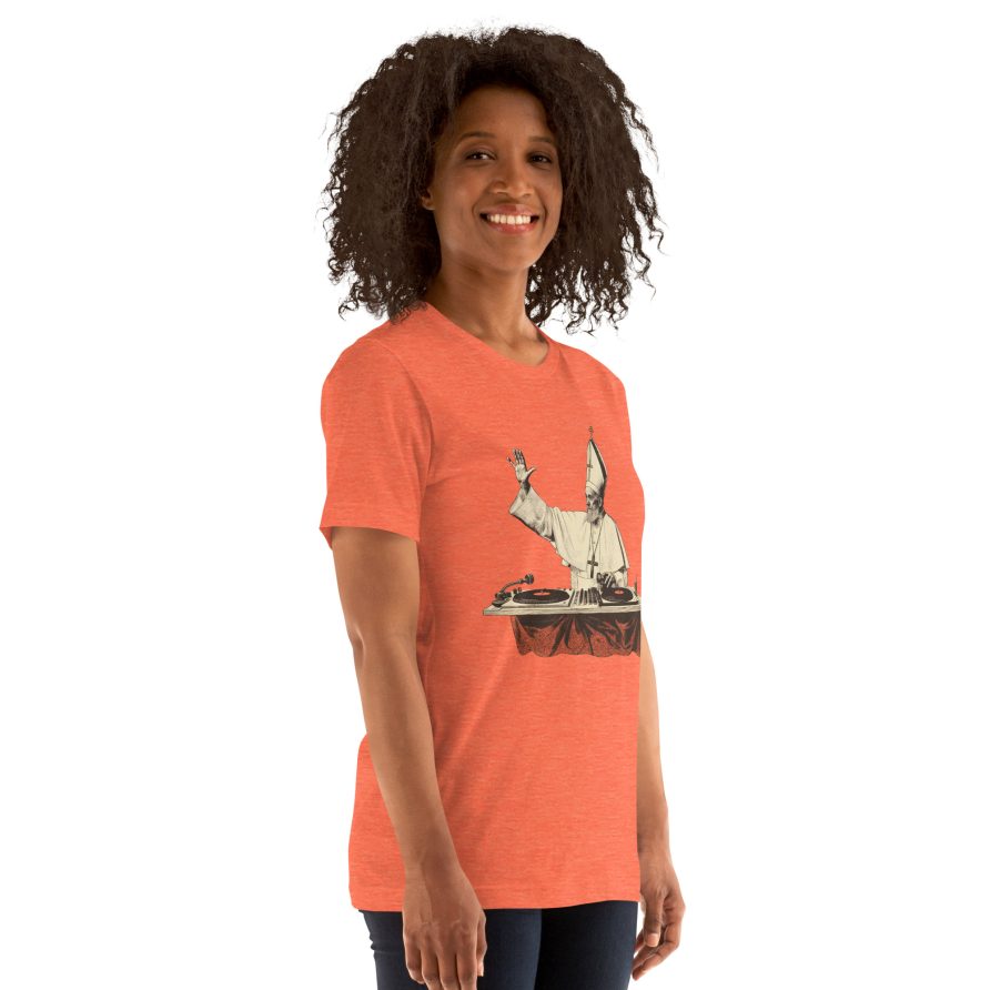 Gregory the Great Unisex t-shirt - HEATHER ORANGE