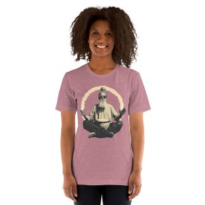 Paul the Hermit Unisex t-shirt - HEATHER ORCHID - Image 4