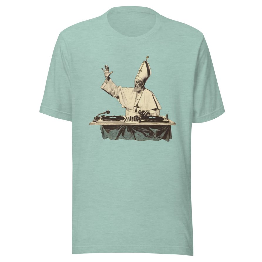 Gregory the Great Unisex t-shirt - HEATHER PRISM DUSTY BLUE