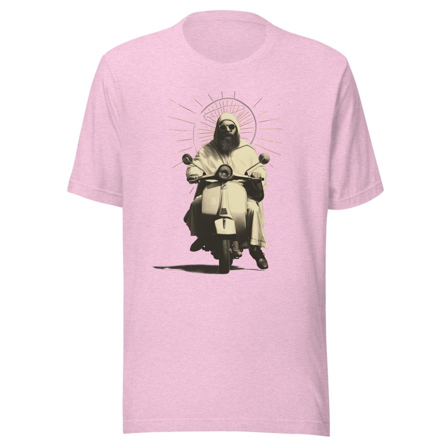St. Christopher Unisex t-shirt – HEATHER PRISM LILAC