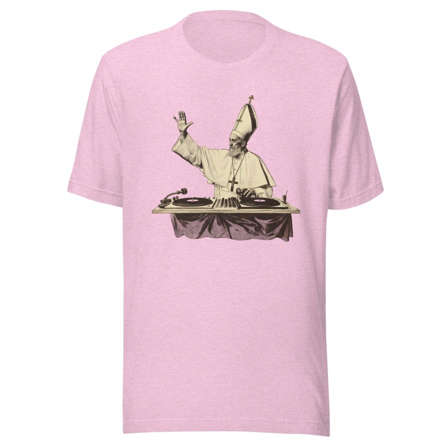 Gregory the Great Unisex t-shirt - HEATHER PRISM LILAC - Image 5