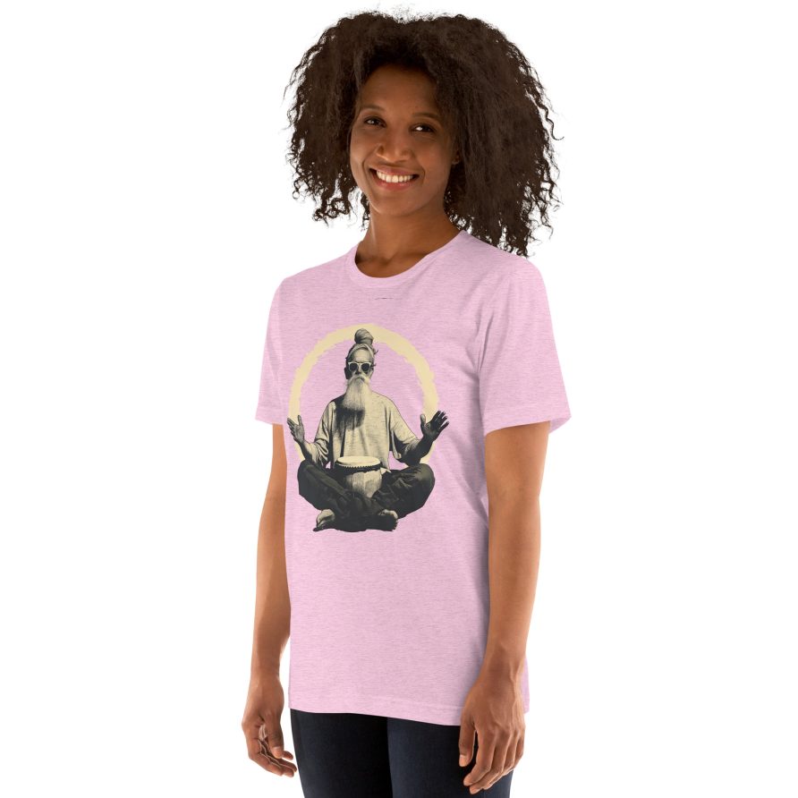 Paul the Hermit Unisex t-shirt - HEATHER PRISM LILAC - Image 4