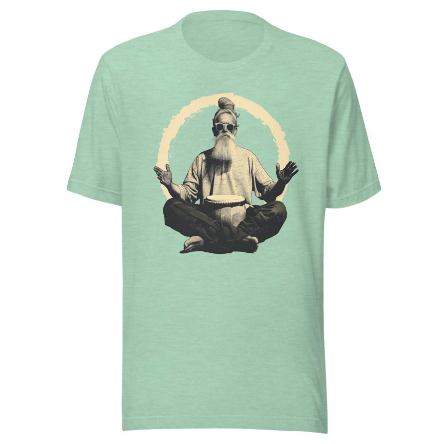 Paul the Hermit Unisex t-shirt - HEATHER PRISM MINT