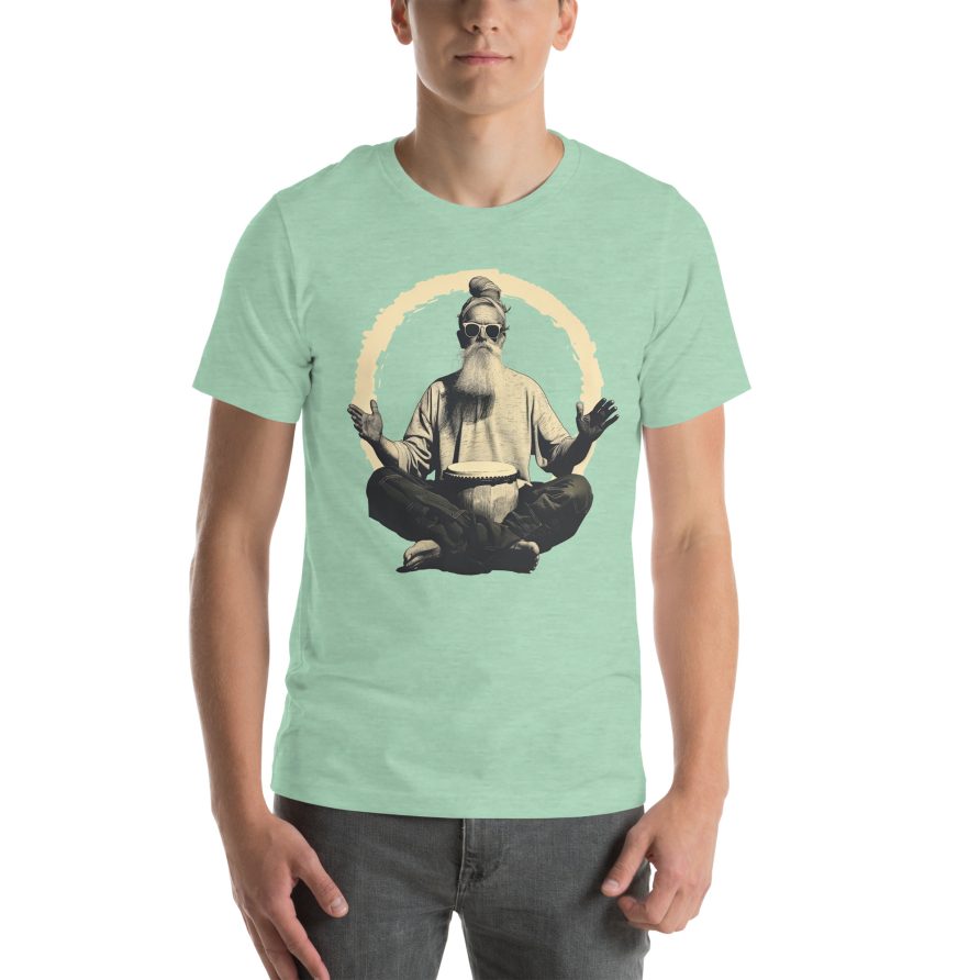 Paul the Hermit Unisex t-shirt - HEATHER PRISM MINT - Image 2