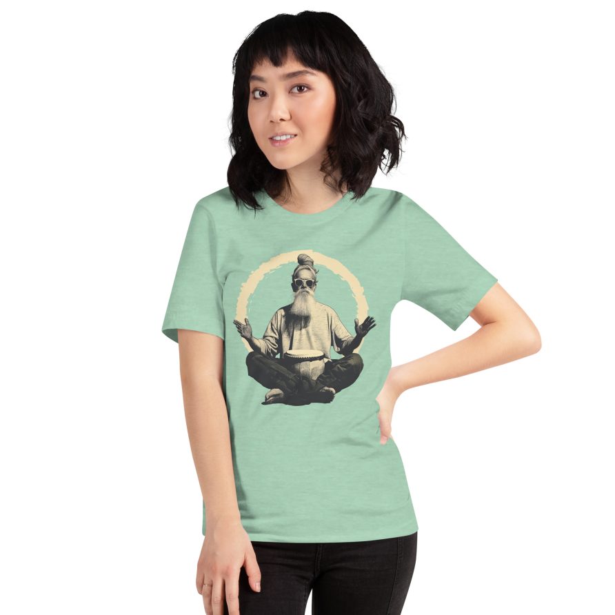 Paul the Hermit Unisex t-shirt - HEATHER PRISM MINT - Image 4