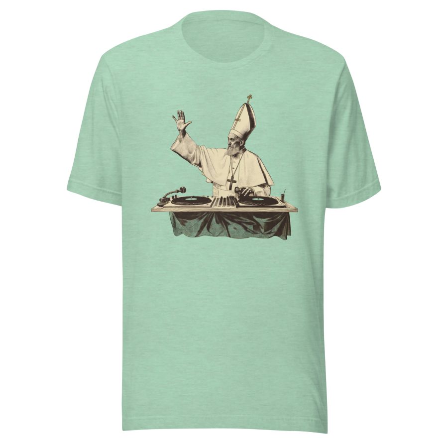 Gregory the Great Unisex t-shirt - HEATHER PRISM MINT