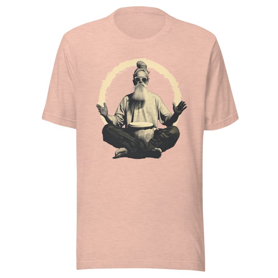 Paul the Hermit Unisex t-shirt - HEATHER PRISM PEACH