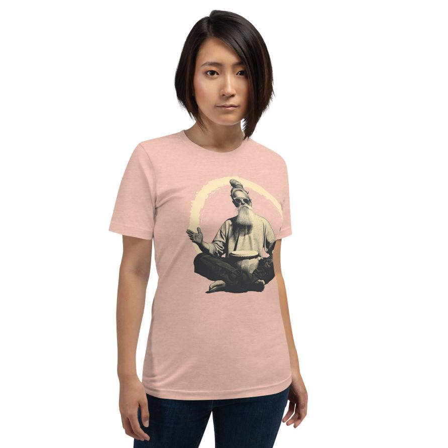 Paul the Hermit Unisex t-shirt - HEATHER PRISM PEACH - Image 2