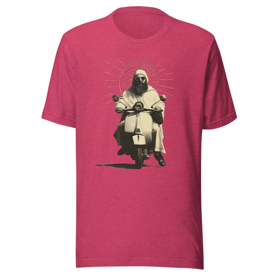 St. Christopher Unisex t-shirt - HEATHER RASPBERRY