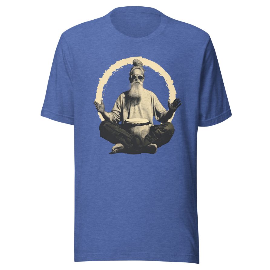 Paul the Hermit Unisex t-shirt - HEATHER TRUE ROYAL - Image 5