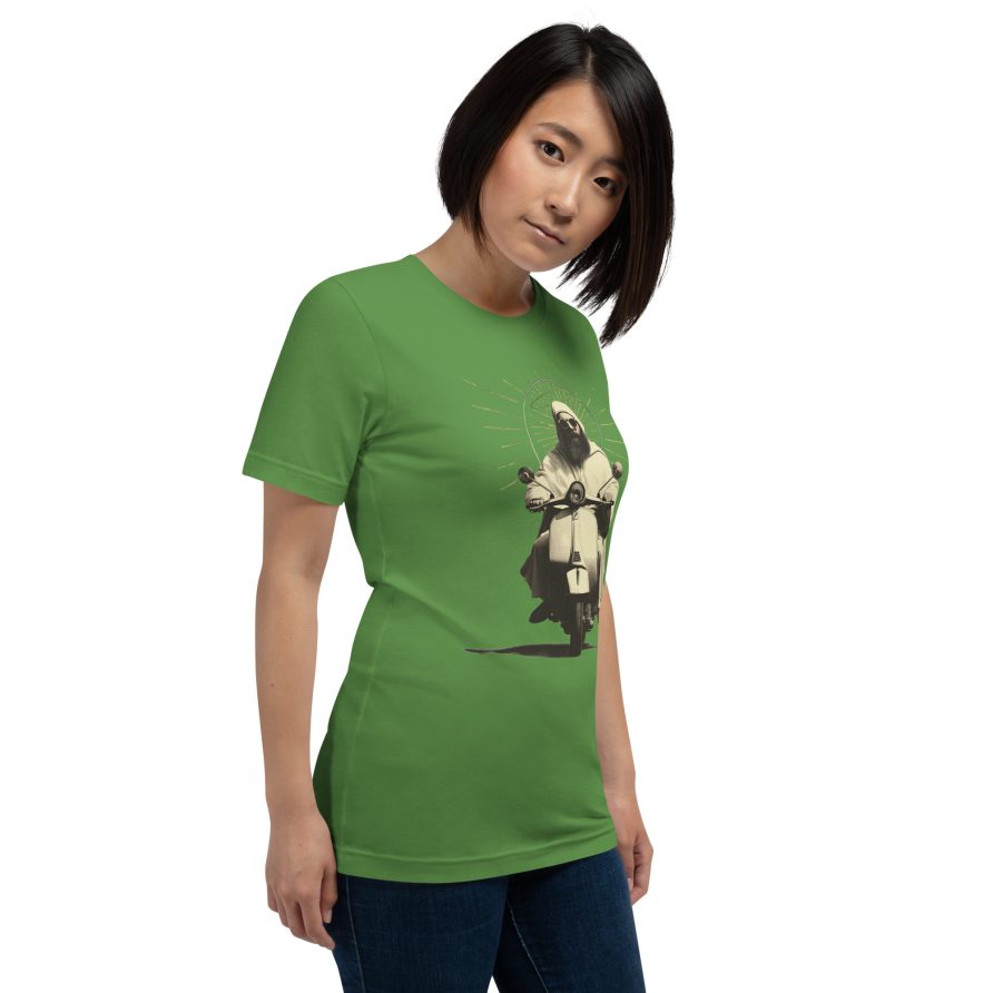 St. Christopher Unisex t-shirt - LEAF - Image 3
