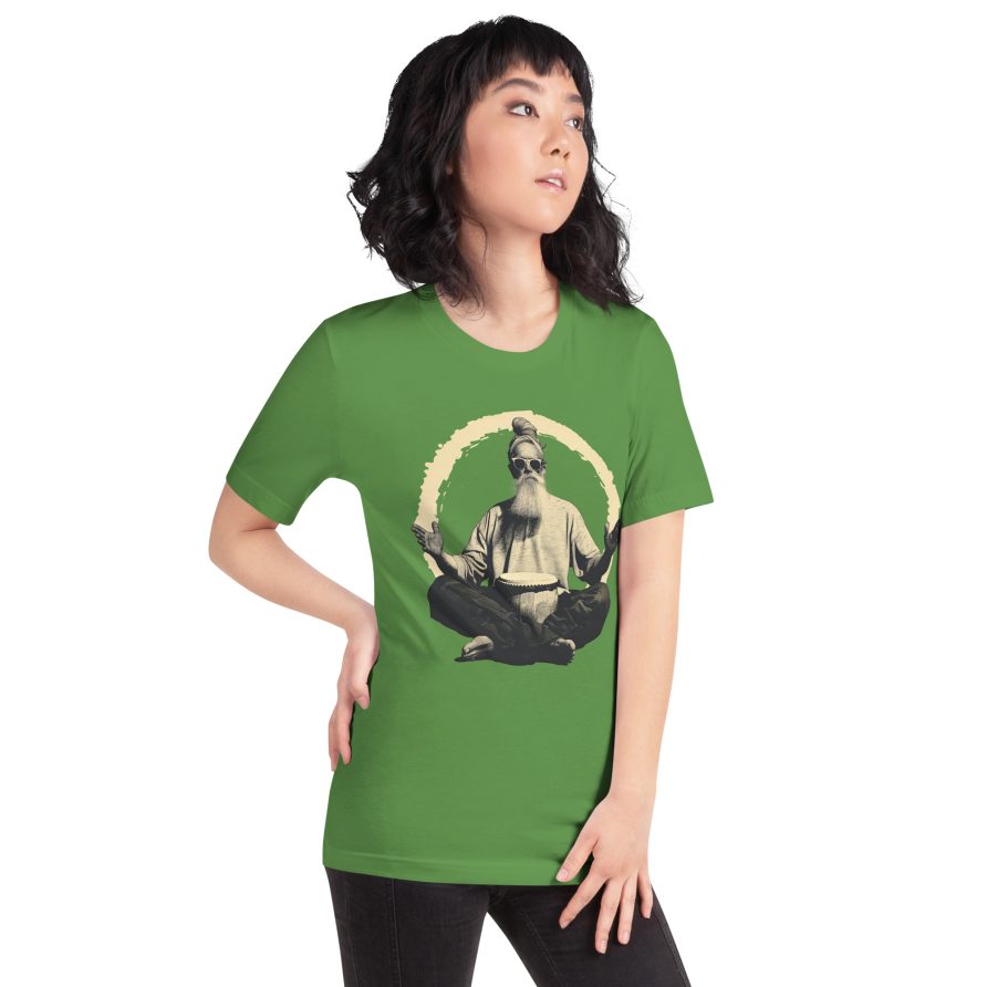 Paul the Hermit Unisex t-shirt - LEAF - Image 2
