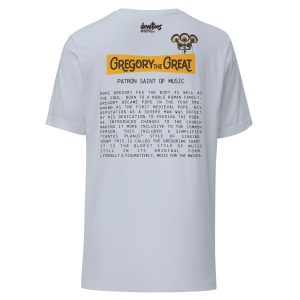 Gregory the Great Unisex t-shirt - LIGHT BLUE - Image 5