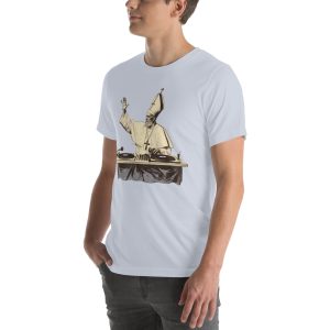 Gregory the Great Unisex t-shirt - LIGHT BLUE - Image 4
