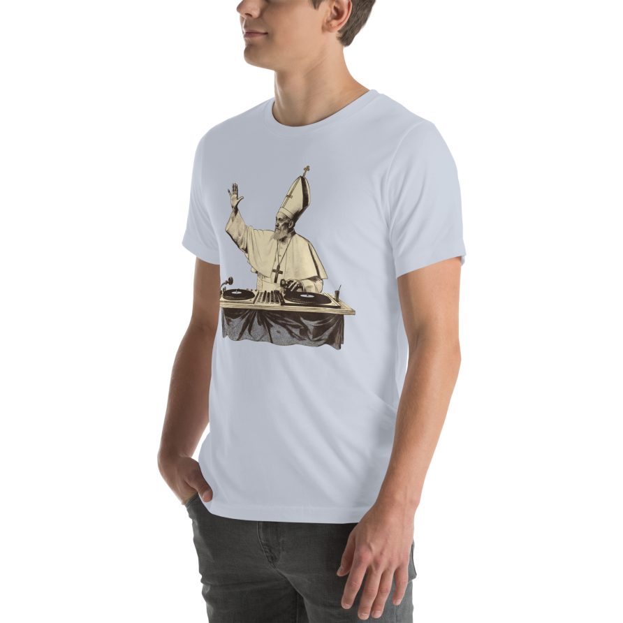 Gregory the Great Unisex t-shirt - LIGHT BLUE - Image 4