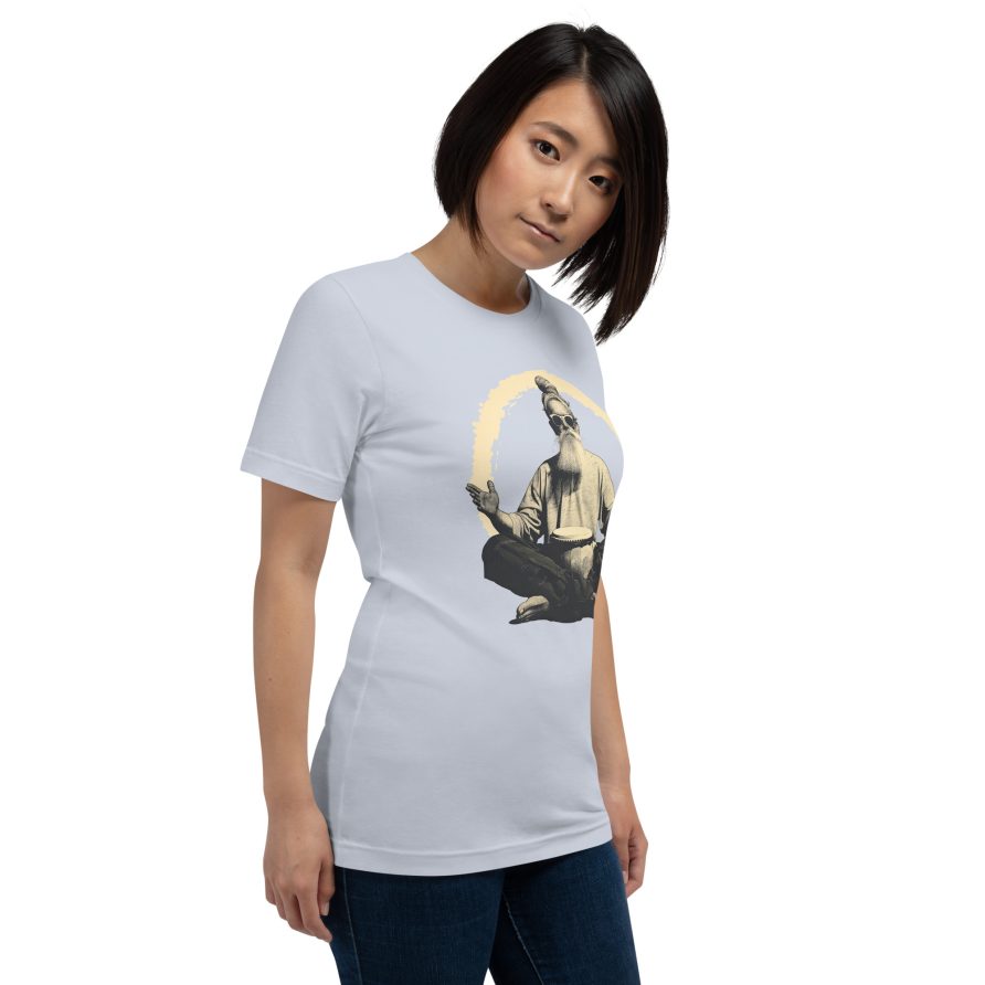 Paul the Hermit Unisex t-shirt - LIGHT BLUE - Image 4