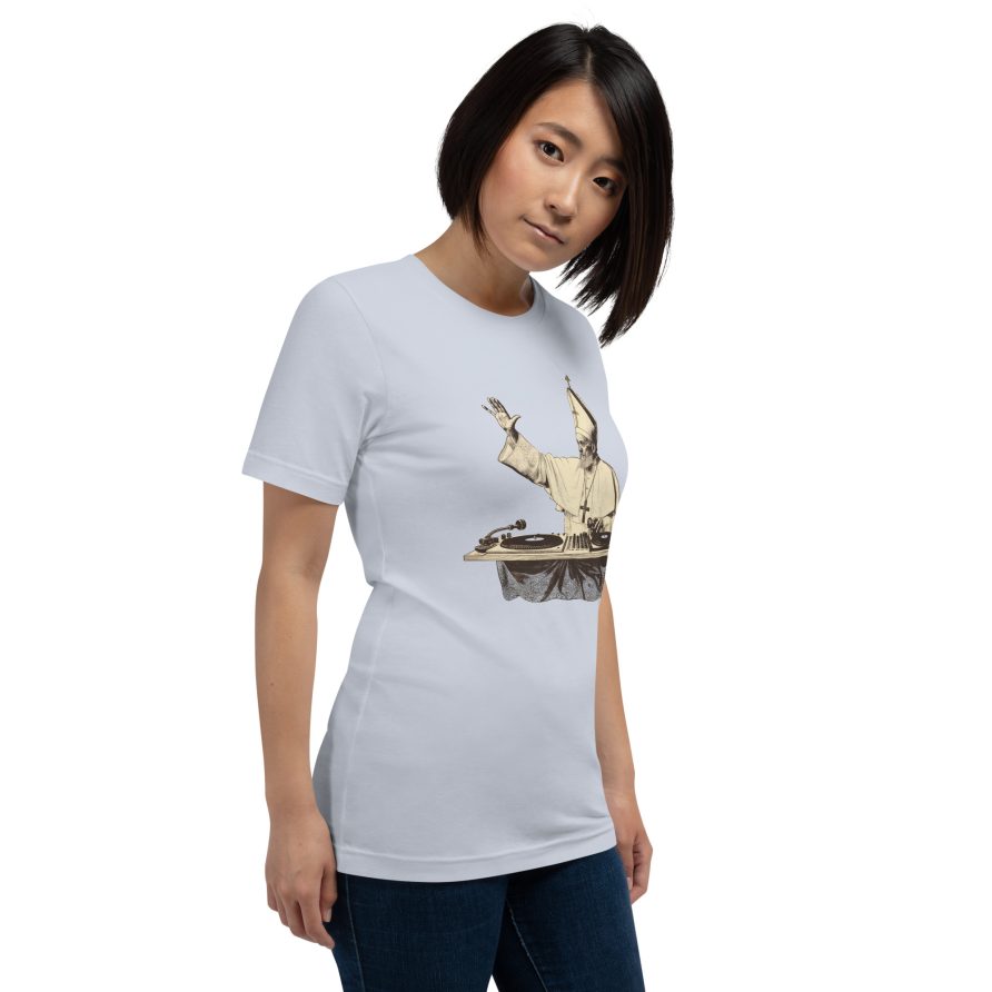 Gregory the Great Unisex t-shirt - LIGHT BLUE - Image 3