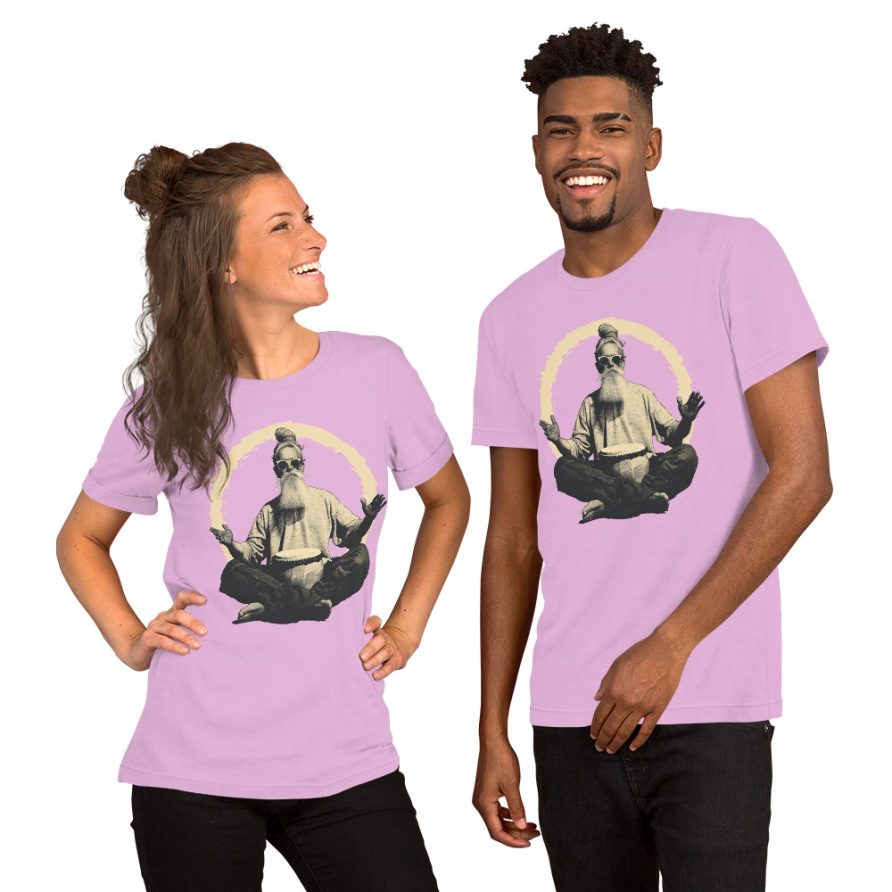 Paul the Hermit Unisex t-shirt - LILAC - Image 3
